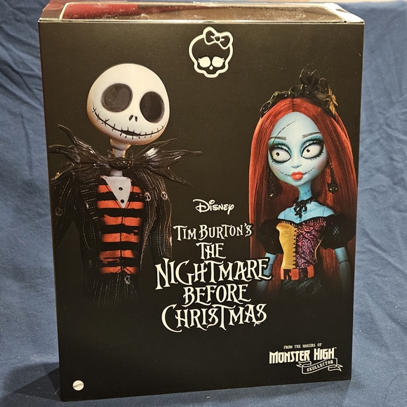🪩Monster High Skullector Disney's The Nightmare Before Christmas Jack & Sally - Picture 13 of 16
